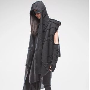 Demobaza - TOP SHAWL BLACK SHEPHERD - Rick Owens